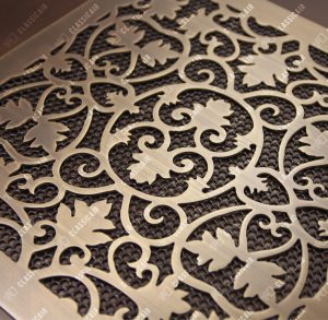 Вентиляционная решетка из латуни под бронзу