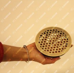 Круглая латунная решетка со средним старением